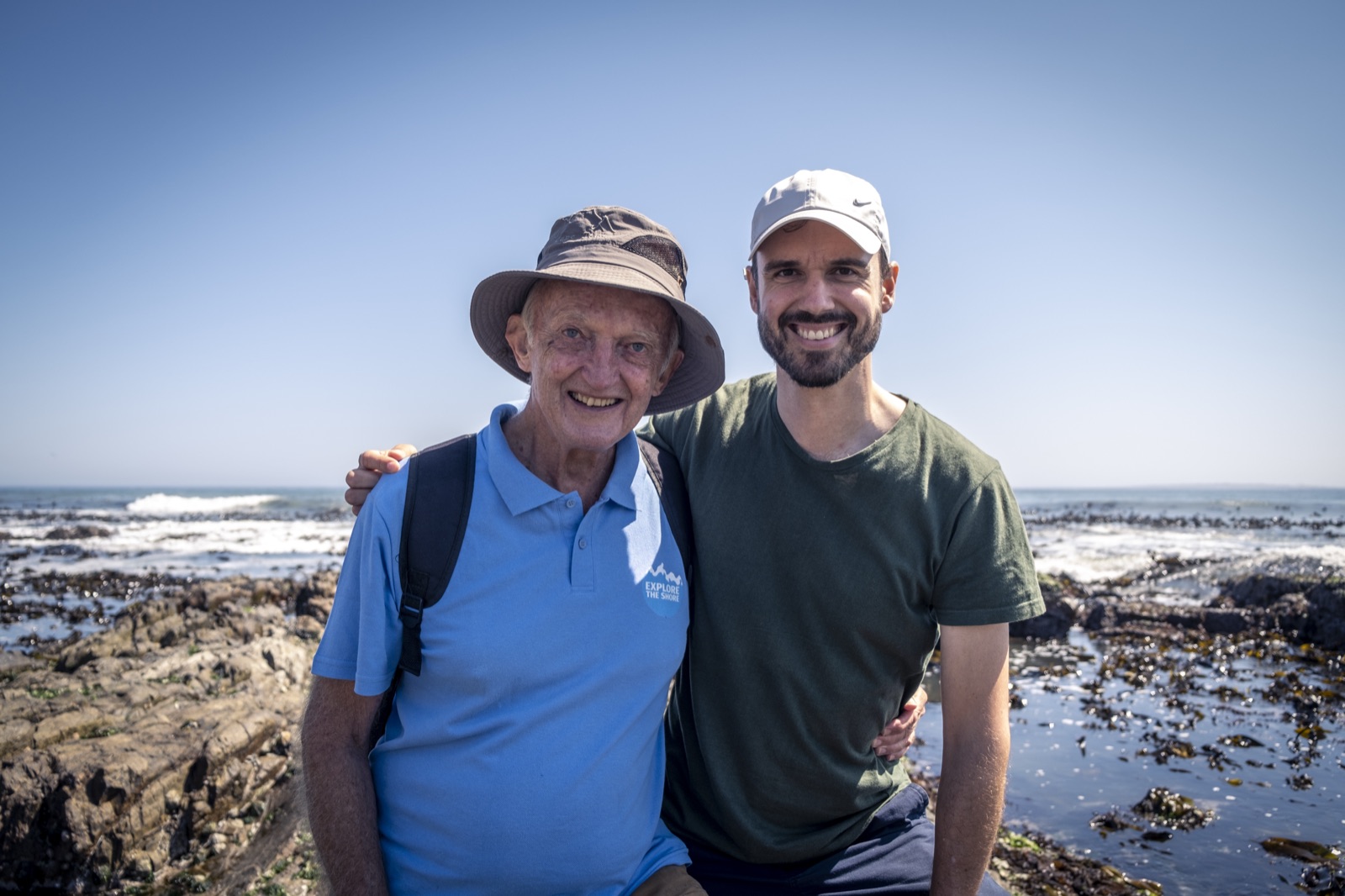 Charles and Matthew Griffiths on location